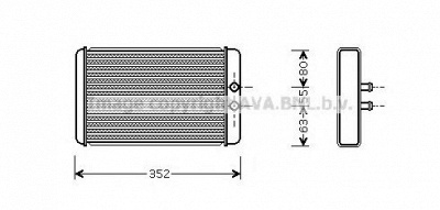 AVA QUALITY COOLING fta6265 -  Теплообменник, отопление салона